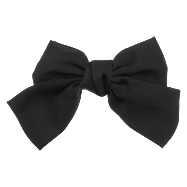 unbranded 1Ud Adorable Barrette Negro En Tela Para Uso Diario Y Eventos Con Estilo Único