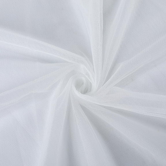 78.7x63 Inch Polyester Mesh Fabric White Voile Solid Mosquito Net Breathable Fabric Netting Sheer Tulle Gauze Soft Cloth By the Yard for Sewing Making Crafts Clothes Dress Home Decor Diy Bag