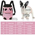 thumbnail image 4 of Dog Carrier Backpack Pet Legs Out Front Cat Travel Bag, Adjustable Puppy Backpacks Carriers Hands-Free for Small Medium Dogs Cats Hiking Traveling Camping Daily Walking (Large, Pink), 4 of 13