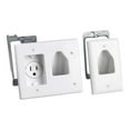thumbnail image 1 of DATA COMM Electronics In Wall Cable Management Kit - TV Cable Hider Wall Kit - Behind Wall TV Wire Kit - For HDMI & A/V Cables - Low Voltage In Wall Cord Concealer For Sleek Flat TV Setup, 1 of 4