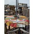 thumbnail image 2 of Nautical Anchor Table Cloth Round Tablecloth, Country Vintage Colorful Wooden Plank Waterproof Wrinkleproof Table Cover with Umbrella Hole and Zipper for Party/Dining/Patio/Wedding 60 Inch, 2 of 9