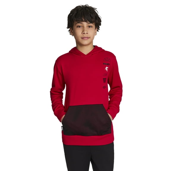 AND1 Boy's Athletic Buzzer Beater Pullover Hoodie, Sizes 4-18