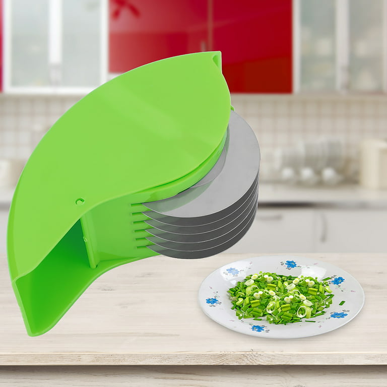 3-in-1 Herb Chopper Mincer Roller Cutter Slicer, Leaf Stripper, Scraper-  Retractable for Safe Storage, Detachable for Easy Cleaning, 4 Sharp  Stainless