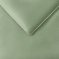 thumbnail image 6 of Wamsutta 1846 King Comforter Set, 3-Piece, Solid Contrasting Pipe, Sea Spray Green, 6 of 11