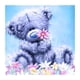 thumbnail image 2 of Cuadros Decorativos 5D DIY diamante pintura oso dibujos animados completo redondo taladro mosaico arte imagen Rhinest Wdftyju embutido en tela, 2 of 9