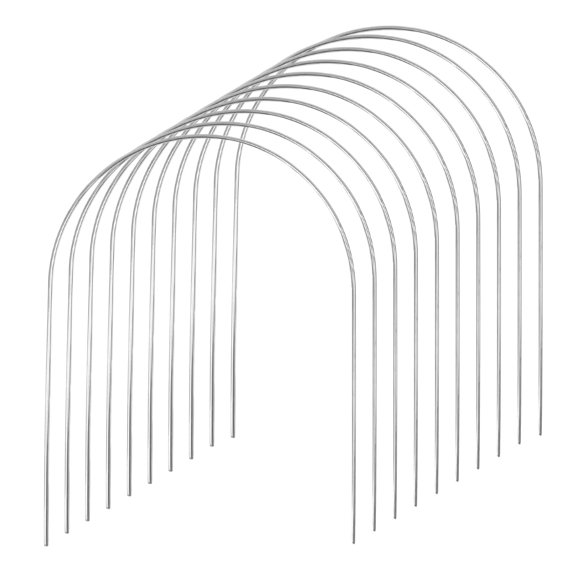 10 piezas de croquet de metal FMOACEN, 23 x 20 cm, galvanizadas