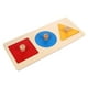 thumbnail image 2 of FELTECHELECTR Juguete de matemáticas Montessori para niños en edad preescolar, juguete de matemáticas de madera con formas geométricas insertables., 2 of 3