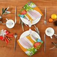 thumbnail image 4 of Dreamtimes Easter Bunny Eggs Cloth Napkins Set of 1, Oversized Washable Reusable Polyester Dinner Table Napkins for Family, Restaurant, Party Decor, 20"x 20", 4 of 7