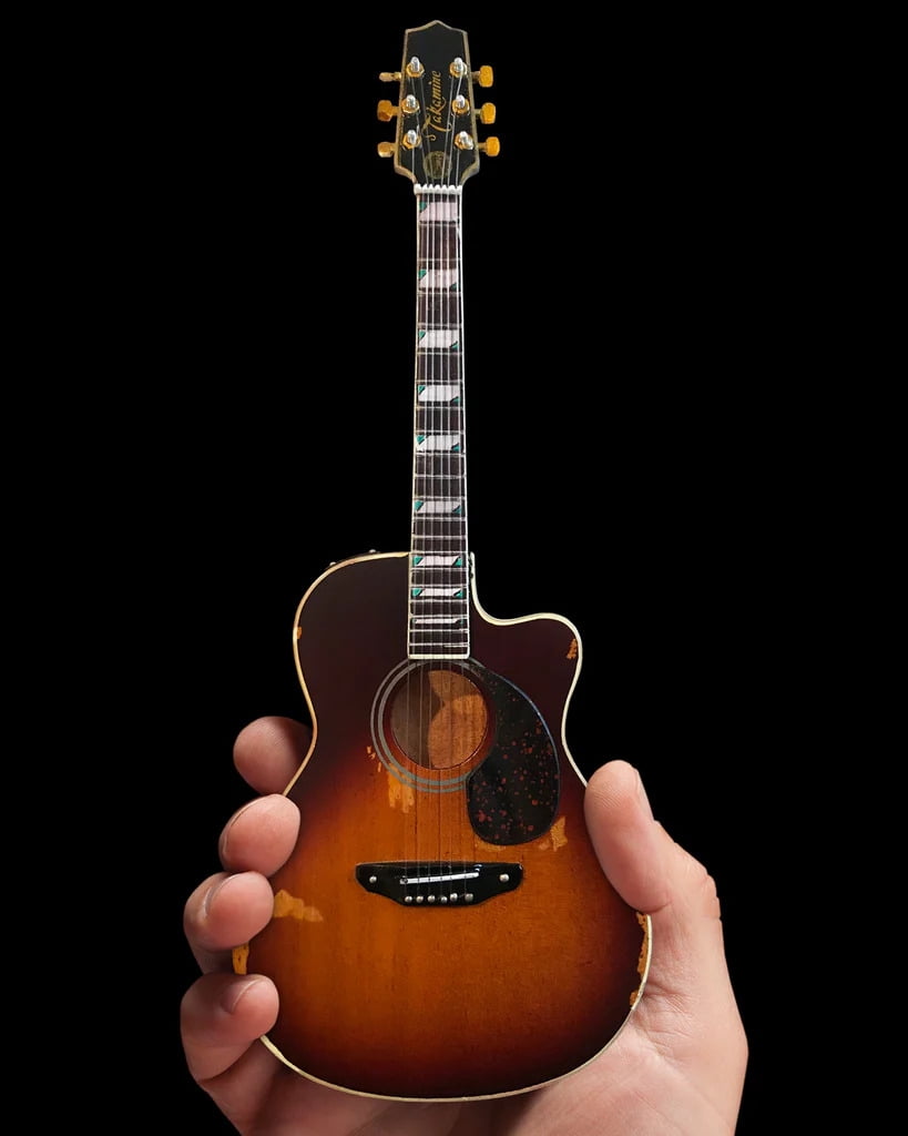 Toby Keith Signature Sunburst 10 Inch Miniature Acoustic Guitar Replica