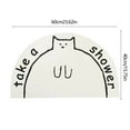 thumbnail image 3 of Fiudx Alfombra con Forma de Gato, de Algodón Suave, Antideslizante, Fácil de Limpiar, Ideal para Dormitorio y Sala de Estar, Decoración Elegante y Diseño Original., 3 of 6