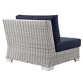 thumbnail image 4 of Conway Outdoor Patio Wicker Rattan Right-Arm Chair-EEI-4846, 4 of 8