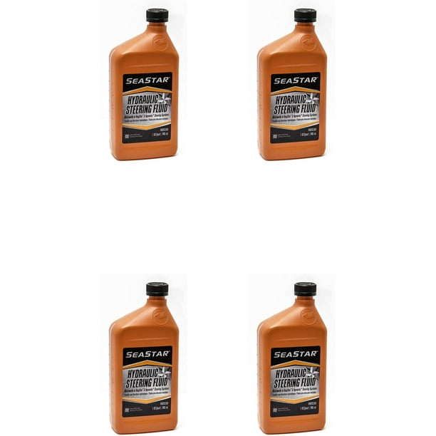 Dometic SeaStar Hydraulic Steering Fluid, HA5430H, 1 Quart (Four Pack