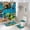 Ocean Animals, variant on 4PCS Sea Turtle Shower Curtain Sets With Rugs, Starfish Shower Curtain, Waterproof Fabric White Shower Curtain, Aesthetic Summer Sea Ocean Animal Seahorse Nautical Beach Coastal Bathroom Decor