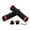 Red, variant on Rkxzt Ergonomic Bike Handlebar Grips with Double Lock - Non-Slip Rubber Grips for Mountain Bikes,Road Bikes,Bmx,and Cruisers