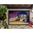 thumbnail image 3 of Carolines Treasures 7344MAT Snoozer Airedale Terrier Tapis Intérieur & Extérieur, 18 x 27 Po., 3 of 4
