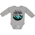 thumbnail image 3 of Inktastic Mommy's Hiking Buddy with Mountains and Trees Boys or Girls Long Sleeve Baby Bodysuit, 3 of 5