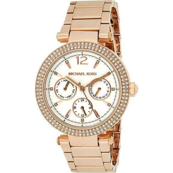 Michael Kors MK5781 Women's Parker Multifunction Rose Gold-Tone Stainless Steel