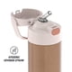 thumbnail image 3 of Botella con Pajita THERMOS FUNTAINER Acero Inoxidable 12 Onzas Glitter Dorado Rosa, 3 of 3