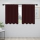 thumbnail image 1 of Cortinas Blackout con Ojales para Barra 42x36 cm Vino 2 Paneles, 1 of 7