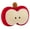 Red, variant on Apple Throw Pillow,Soft Plush Fruit Cushion,3D-Apple Shaped Plush Pillow for Bed Chair Sofa