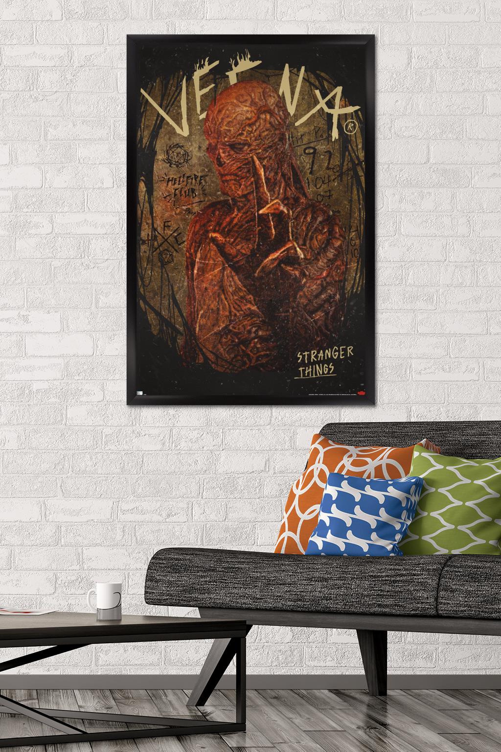 Netflix Stranger Things: Season 4 - Vecna Wall Poster, 22.375" x 34" Framed