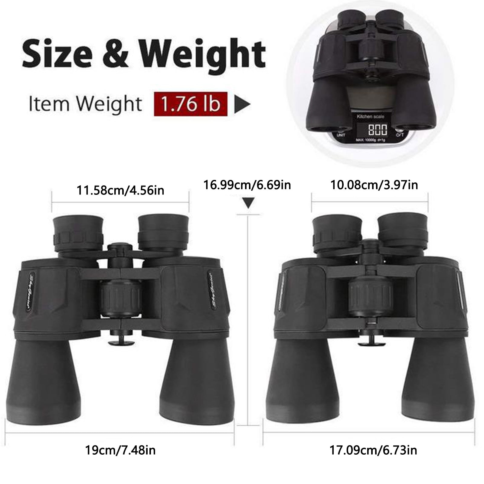 IFNWSV 10X50 Binoculars High-definition High-power Non-infrared Night Vision Telescope