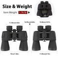 thumbnail image 3 of Y-713 High Power 10X50 Binoculars Hd Viewing For Outdoor Activities Non Infrared Night Vision Telescope With Rotatable Eyecups And Durable Grip Performance Gear, 3 of 9
