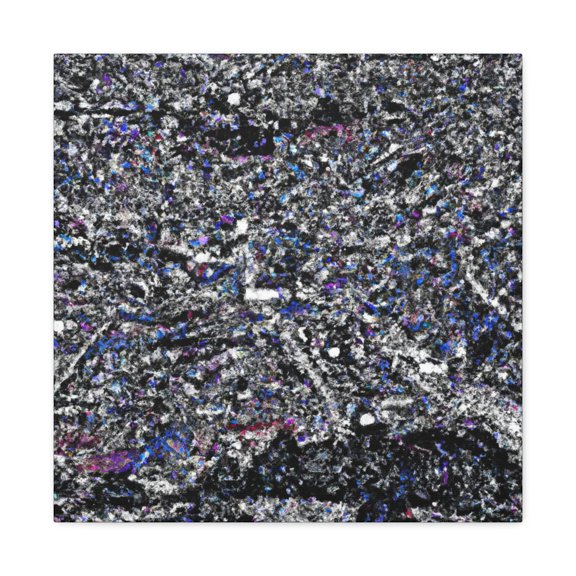 Urban Reflection Pointillism - Canvas