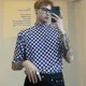 thumbnail image 3 of Camiseta de cuello alto para hombre, ropa a cuadros para hombre, estética, cuello alto, jersey informal de estilo Harajuku, top de algodón de corte regular a la moda, 3 of 5
