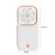 thumbnail image 3 of Ventiladores de cuello colgantes Ventilador USB plegable de mano de 3 engranajes para deportes al aire libre (blanco), 3 of 5