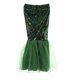 thumbnail image 2 of Falda larga estilo steampunk gótica de sirena verde, 2 of 5
