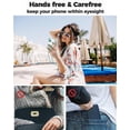 thumbnail image 4 of Compatible with iPhone 15 Pro Max Case Clear Cute Giltter iPhone 15 Pro Max Phone Case for Women Girls Transparent TPU Bumper Cases with Lanyard Strap (Green), 4 of 14