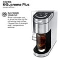 thumbnail image 4 of Keurig K-Supreme Plus Coffee Maker, Single Serve K-Cup Pod Coffee Brewer, With MultiStream Technology, 78 Oz Removable Reservoir, and Programmable Settings, Stainless Steel, 4 of 5