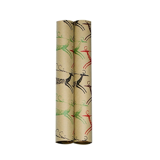Home Decor Wrapping Paper Christmas Printing Kraft Paper Roll Crafts