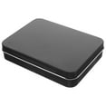 thumbnail image 1 of EXHUMKY Rectangular Metal Tin Box Black 1Pack Waterproof Storage Container For Outdoor Use, 1 of 6