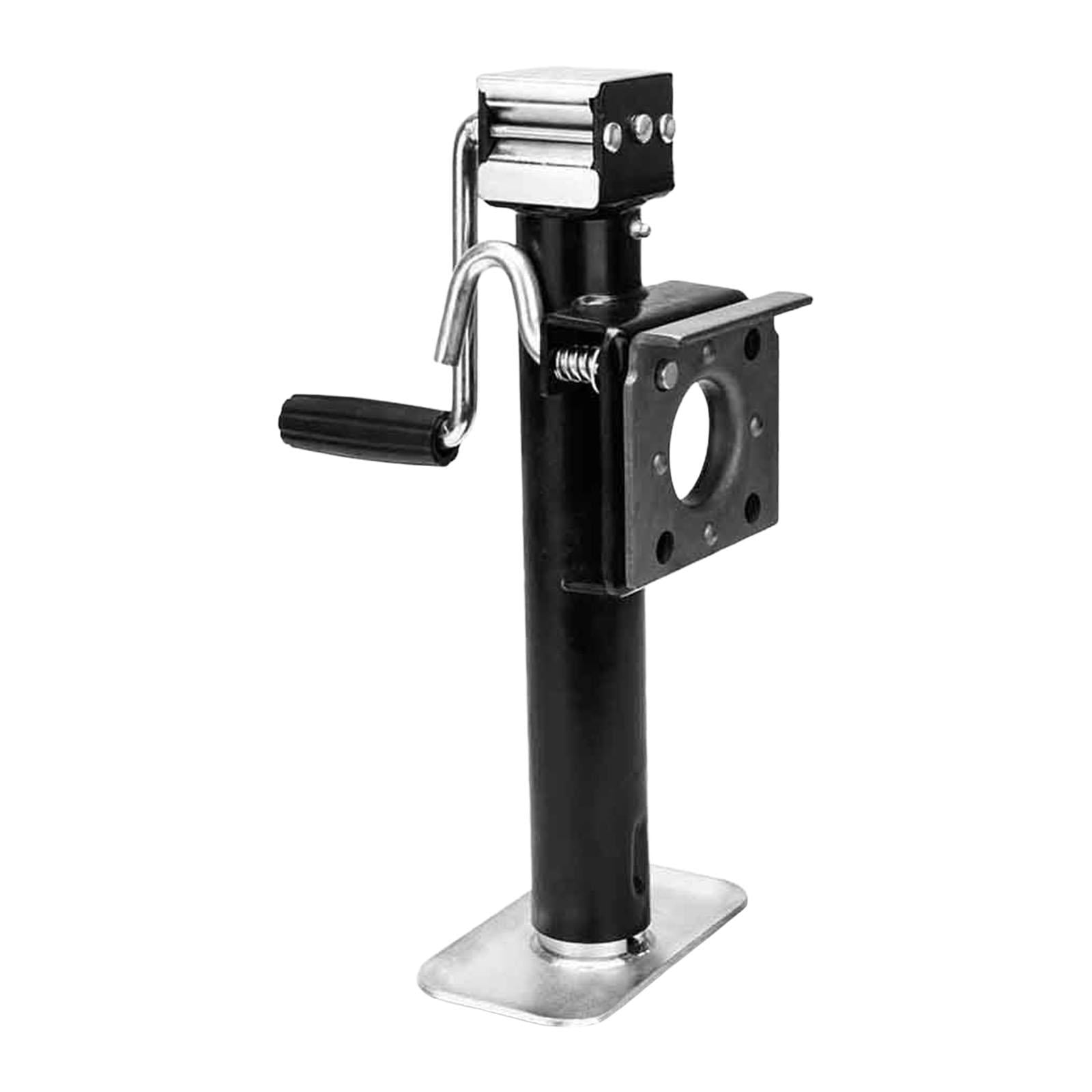 Dickly Hand-crank Trailer Jack Multifunction Heavy Duty Portable Wear Resistaht Easy to Side Rocking 10inch