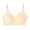 Yellow, variant on Bxsruta Women Seamless Wirefree Bra Adjustable Spaghetti Straps Scallop Edge Lounge Bralette Plus Size