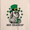 thumbnail image 3 of Instant Message - St. Paddy's Ben Drankin - Women's Lightweight French Terry Long Sleeve Shirt, 3 of 6