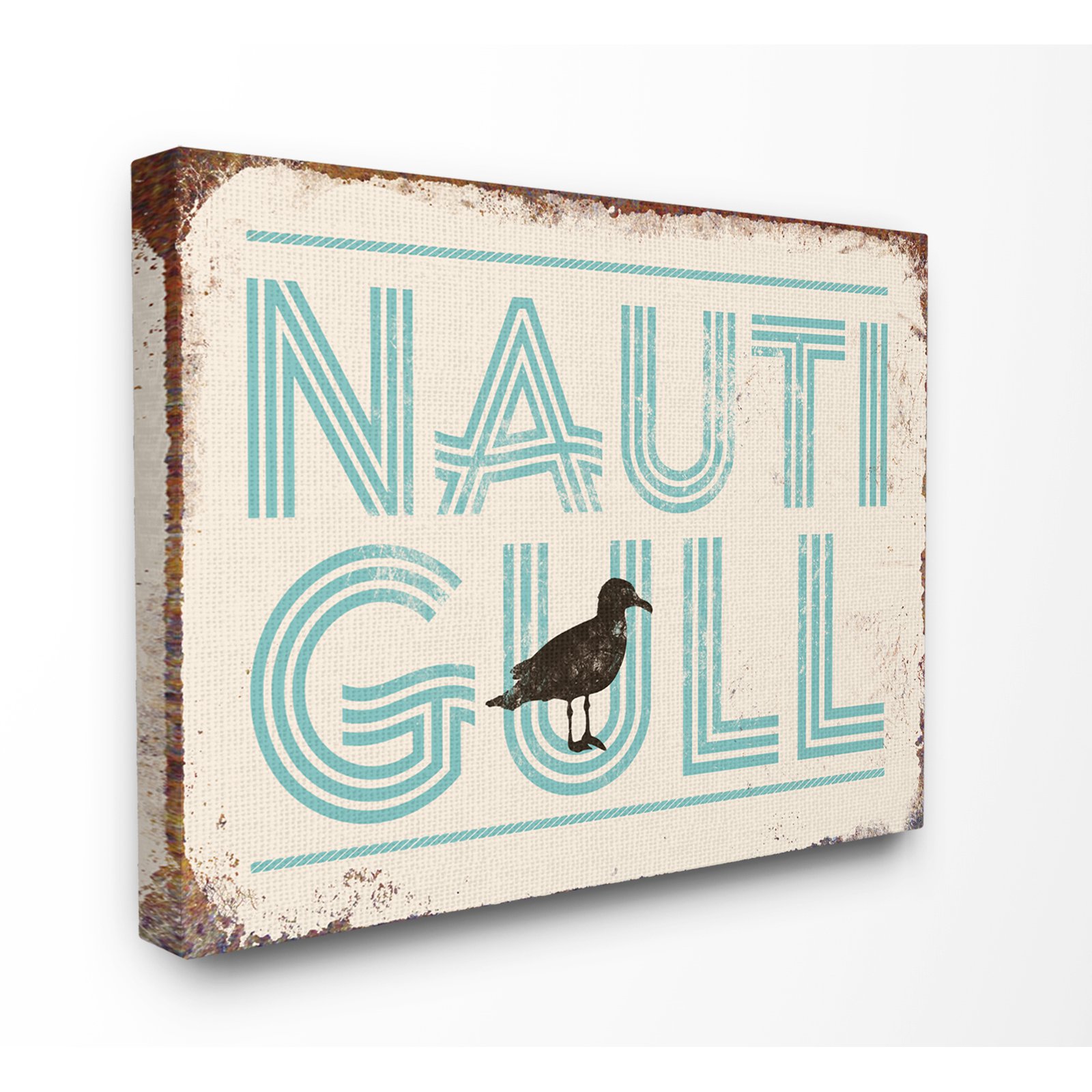 The Stupell Home Decor Collection Nauti Gull Wall Art
