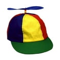 Kids & Adults Silly Propeller Beanie MultiColored Hat Comical