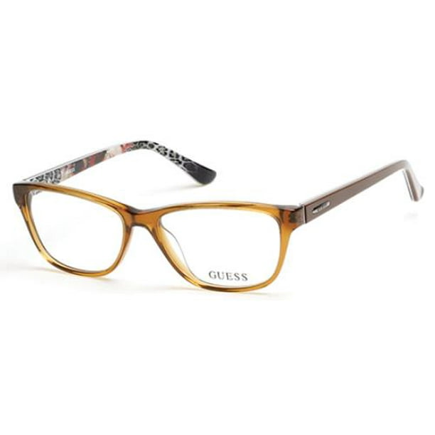 GUESS Eyeglasses GU2513 047 Light Brown 53MM
