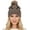 Aztec - Taupe, variant on Women’s Pom Pom Beanie – Soft Knit Winter Hats for Women & Teens, Warm Fashionable Beanie with Faux Fur Poms - Rose - Diagonal Stripes