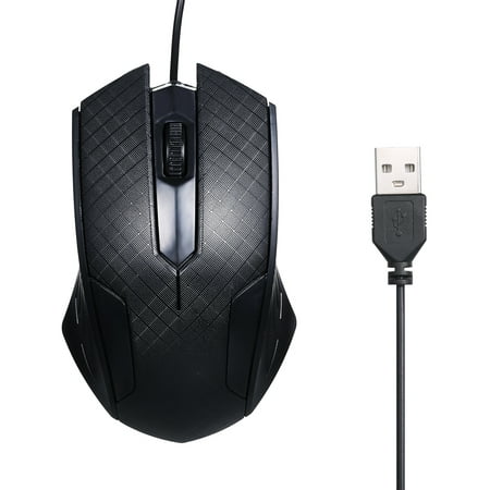 3-Button USB Optical Wired Mouse with 1.1M Cord Compatible with Windows 7/8/10/XP (Best Wired Mouse In India)
