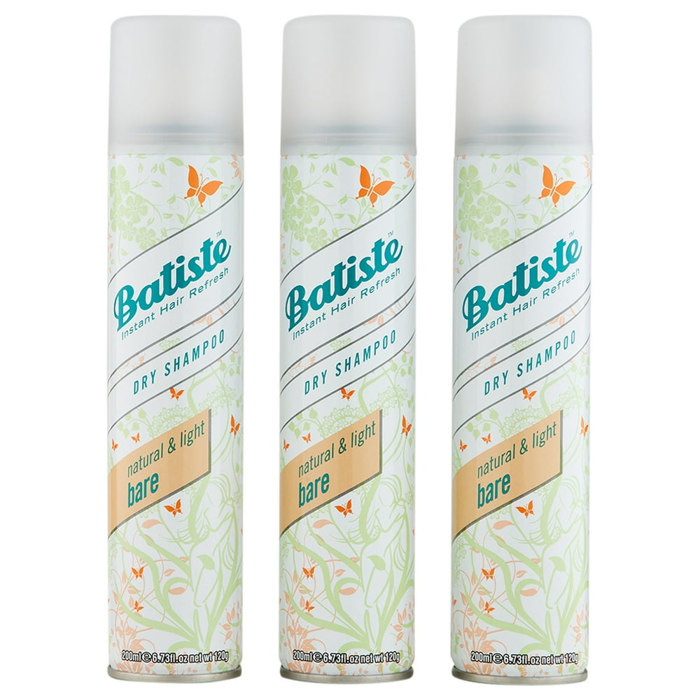 Batiste Dry Shampoo Bare 3 Ct 6.73 fl oz
