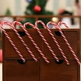 thumbnail image 4 of 12 Uds. Bastones De Caramelo Navideños De 15cm, Adornos Colgantes Rojos Y Blancos Para Decoración De árbol De Navidad, 4 of 8