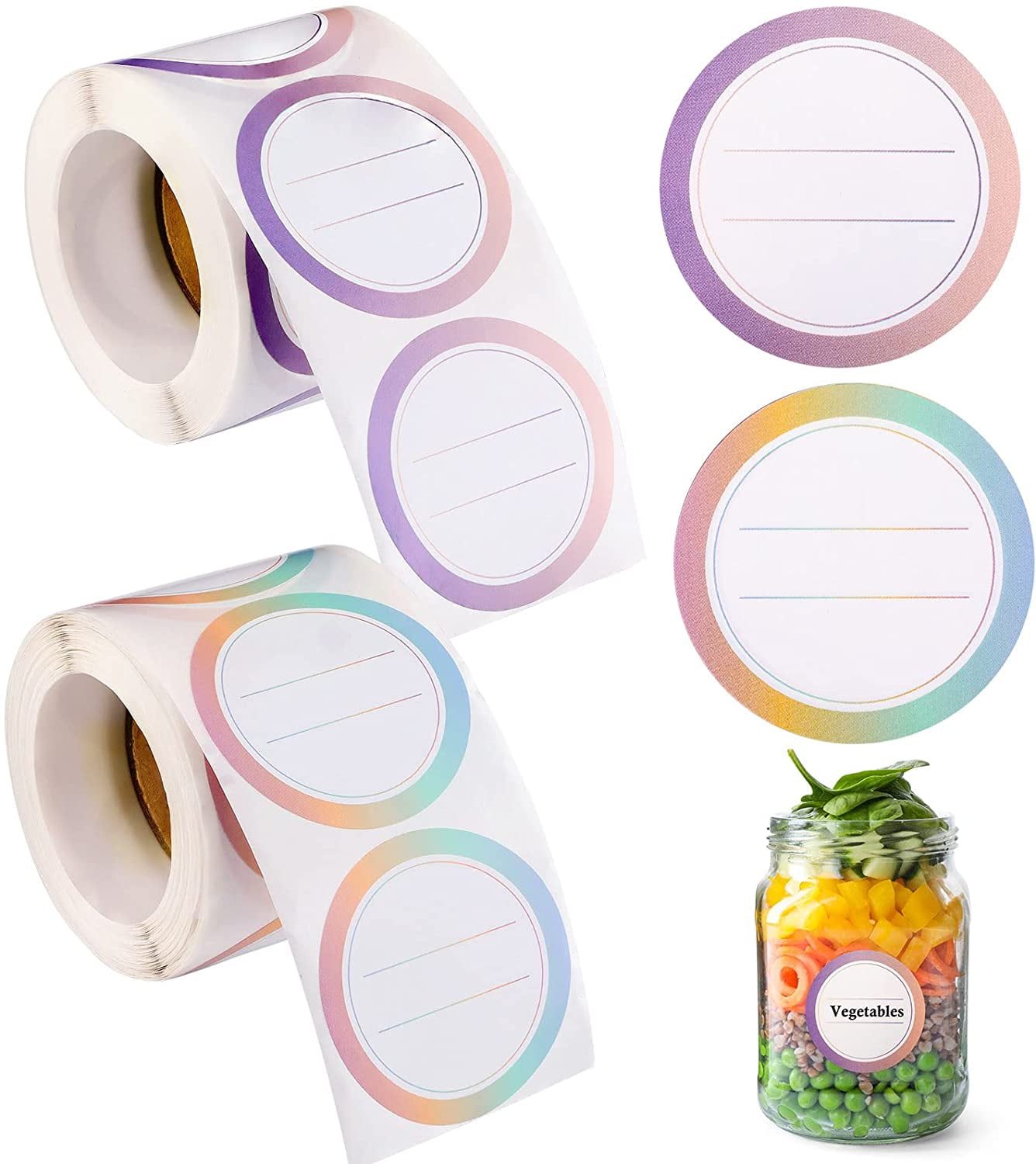 Home canning jar labels
