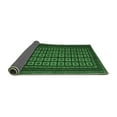 thumbnail image 2 of Ahgly Company Indoor Rectangle Abstract Emerald Green Contemporary Area Rugs, 2' x 4', 2 of 4