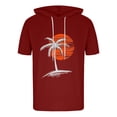 thumbnail image 3 of Camisetas de Manga Corta para Hombre Camiseta Deportiva con Capucha de Moda de Impresión Casual, Ligera para el Uso Diario Del Verano, 3 of 7
