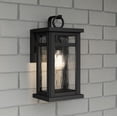 thumbnail image 3 of Moira 1-Light Earth Black Outdoor Wall Lantern, 3 of 6