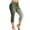 Army Green, variant on QUYUON Womens Plus Size Capris Jeans High Waisted Denim Cropped Pants Casual Summer Jeans Denim Pants with Pockets Side Floral Lace Patchwork Distressed Capris Jeans Lounge Pants Trousers